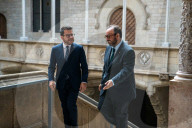 Meeting between Pere Aragones and Salvador Illa