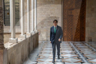 Meeting between Pere Aragones and Salvador Illa