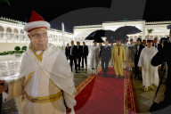 Dîner d'Etat offert par sa Majesté le Roi Mohammed VI du Maroc en l'honneur du Président de la République Emmanuel Macron et de Brigitte Macron au Palais Royal de Rabat