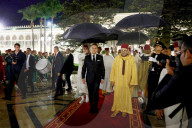 Dîner d'Etat offert par sa Majesté le Roi Mohammed VI du Maroc en l'honneur du Président de la République Emmanuel Macron et de Brigitte Macron au Palais Royal de Rabat