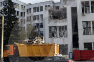 Response effort continues after Russian shelling of Kharkiv