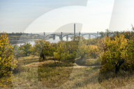 Khortytsia Island in autumn