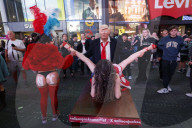 Scenes of debauchery in Times Square