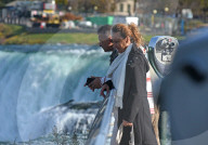 Rainbow forms where Mother and Children died at Niagara Falls 