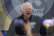 Tim Walz campaigns in Pennsylvania