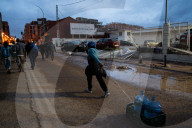 Spain, Destruction from the floods in Valencia