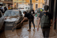 Spain, Destruction from the floods in Valencia