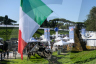 Roma, festeggiamenti del 4 novembre festa delle Forze Armate, inaugurazione del Villaggio Difesa