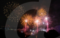 Ally Pally Firework display, Alexandra palace, London, Great Britain 
1st November 2024