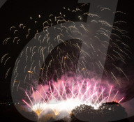 Ally Pally Firework display, Alexandra palace, London, Great Britain 
1st November 2024