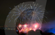 Ally Pally Firework display, Alexandra palace, London, Great Britain 
1st November 2024
