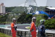 Essaies Grand Prix Formule 1 (F1) du Brésil sur le circuit d'Interlagos à Sao Paulo