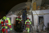 Consequences of Russian missile attack in Kharkiv