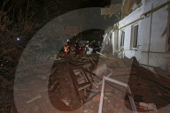 Consequences of Russian missile attack in Kharkiv