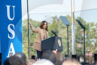 VIPs support Kamala Harris at Atlanta rally
