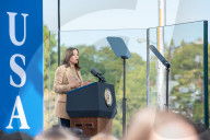 VIPs support Kamala Harris at Atlanta rally