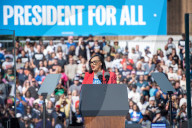 VIPs support Kamala Harris at Atlanta rally