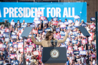 VIPs support Kamala Harris at Atlanta rally