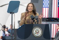 VIPs support Kamala Harris at Atlanta rally