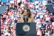 VIPs support Kamala Harris at Atlanta rally