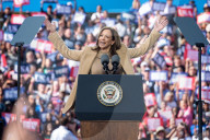 VIPs support Kamala Harris at Atlanta rally