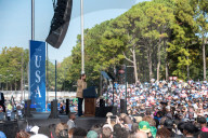 VIPs support Kamala Harris at Atlanta rally