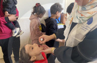 Polio vaccination in Gaza