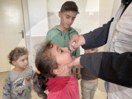 Polio vaccination in Gaza