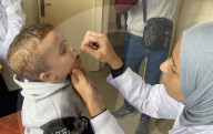 Polio vaccination in Gaza
