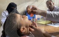 Polio vaccination in Gaza