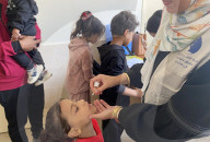 Polio vaccination in Gaza