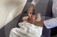 Polio vaccination in Gaza