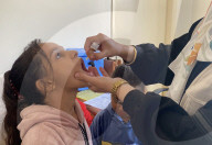 Polio vaccination in Gaza