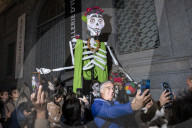 Milano Piazza Duomo. Parata per il Dia de los Muertos