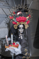 Milano Piazza Duomo. Parata per il Dia de los Muertos