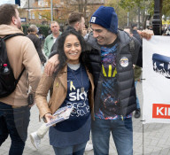 Emily Damari, British hostage rally. Stop The Hate a pro Israel campaign group at Tottenham Hotspur Football Club, White Hart Lane, Tottenham, London, UK. 