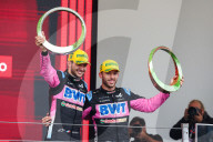 Podium du Grtand Prix de Formule 1 (F1) de Sao Paulo