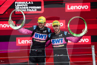 Podium du Grtand Prix de Formule 1 (F1) de Sao Paulo