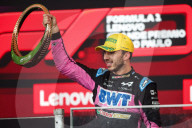 Podium du Grtand Prix de Formule 1 (F1) de Sao Paulo