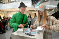 Autograph show of Ukrainian sabre fencer Olga Kharlan in Kyiv