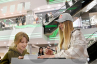 Autograph show of Ukrainian sabre fencer Olga Kharlan in Kyiv