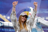 Autograph show of Ukrainian sabre fencer Olga Kharlan in Kyiv