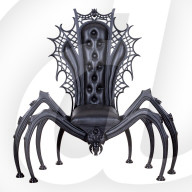 Spider-themed bedroom furniture