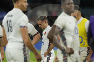 Autumn Nations Series 2025 match between England and New Zealand All Blacks at Allianz Stadium Twickenham in London, UK.