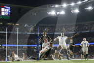 Autumn Nations Series 2025 match between England and New Zealand All Blacks at Allianz Stadium Twickenham in London, UK.