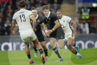 Autumn Nations Series 2025 match between England and New Zealand All Blacks at Allianz Stadium Twickenham in London, UK.