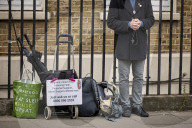 Anti-abortion activists set up outside clinic ‘safe zones’ on first day of new law in England