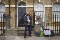 Anti-abortion activists set up outside clinic ‘safe zones’ on first day of new law in England