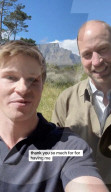 Prince William talks to son of late conservationist Steve Irwin