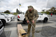 Lithuania donates equipment to help remove landmines in Ukraine 
